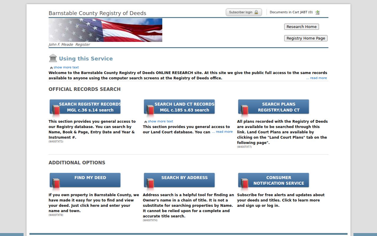 Falmouth residents directory Barnstable deed index search