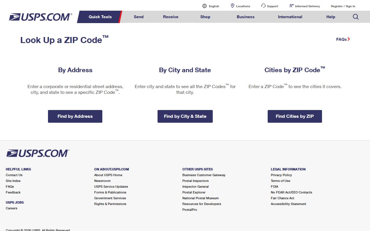 Falmouth ZIP code directory USPS address-to-ZIP lookup interface